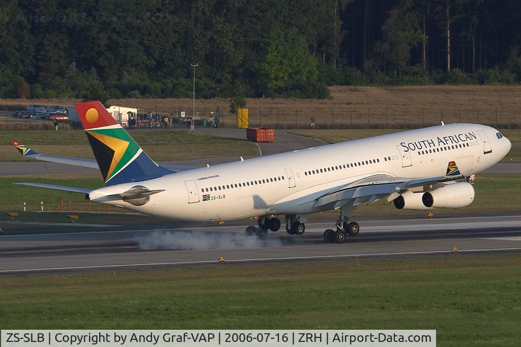 ZS-SLB, 1993 Airbus A340-211 C/N 011, South African A340-200