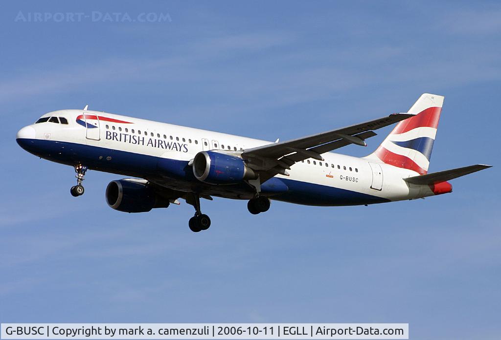 G-BUSC, 1987 Airbus A320-111 C/N 008, A.320
