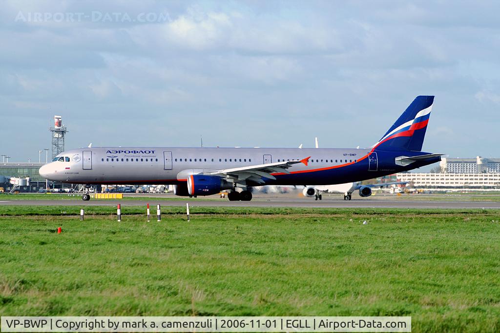 VP-BWP, 2004 Airbus A321-211 C/N 2342, A.321