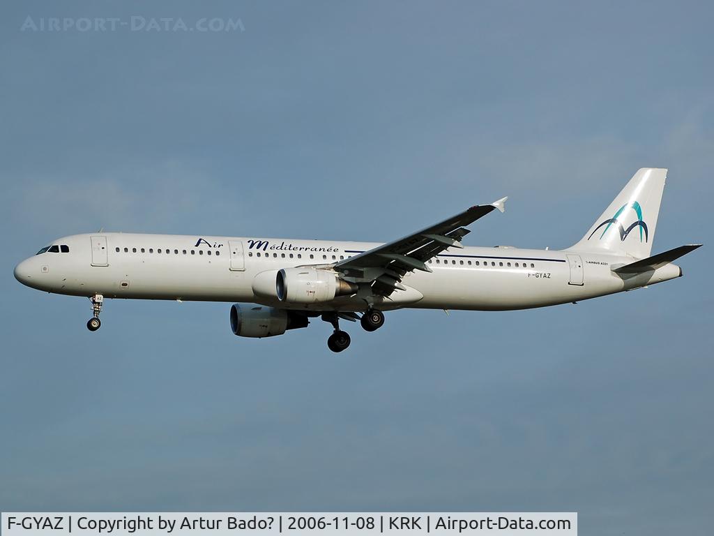 F-GYAZ, 1994 Airbus A321-111 C/N 519, Air Mediterranee