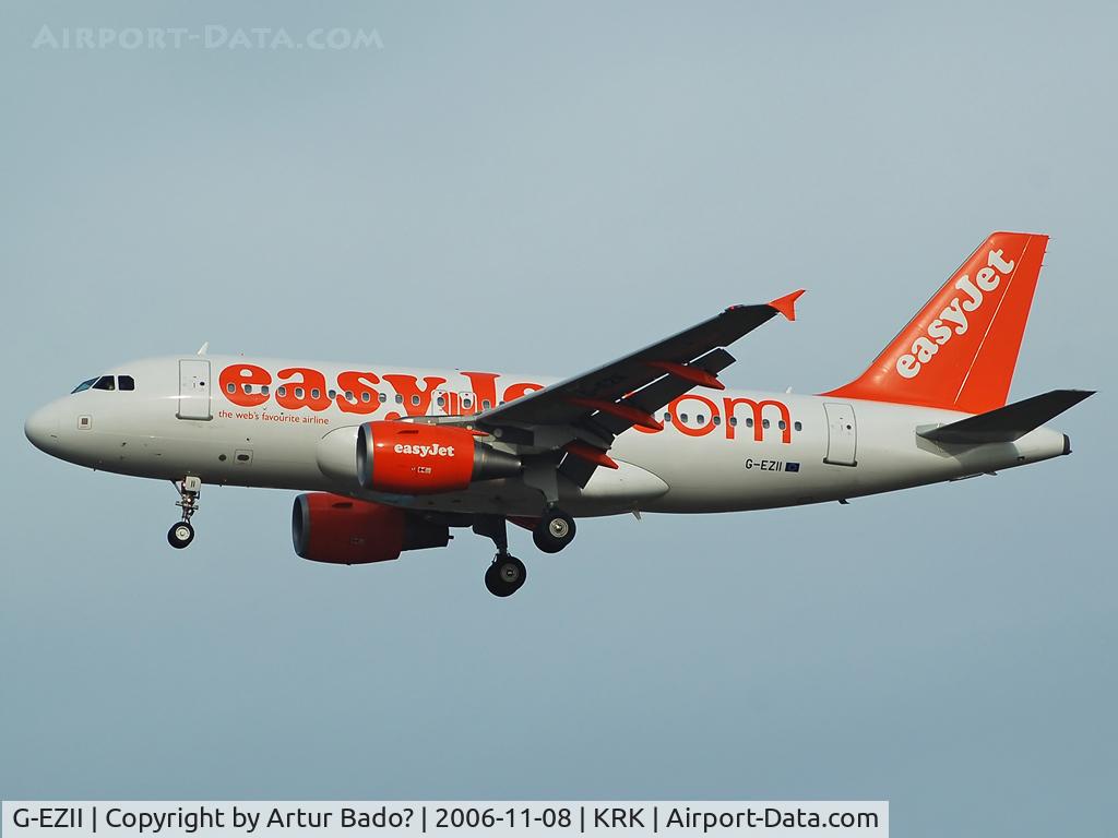 G-EZII, 2005 Airbus A319-111 C/N 2471, EasyJet