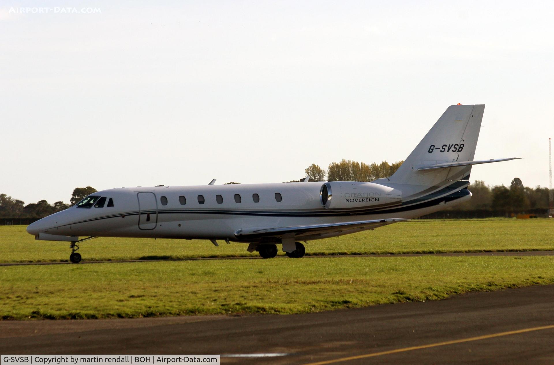 G-SVSB, 2006 Cessna 680 Citation Sovereign C/N 680-0094, CITATION