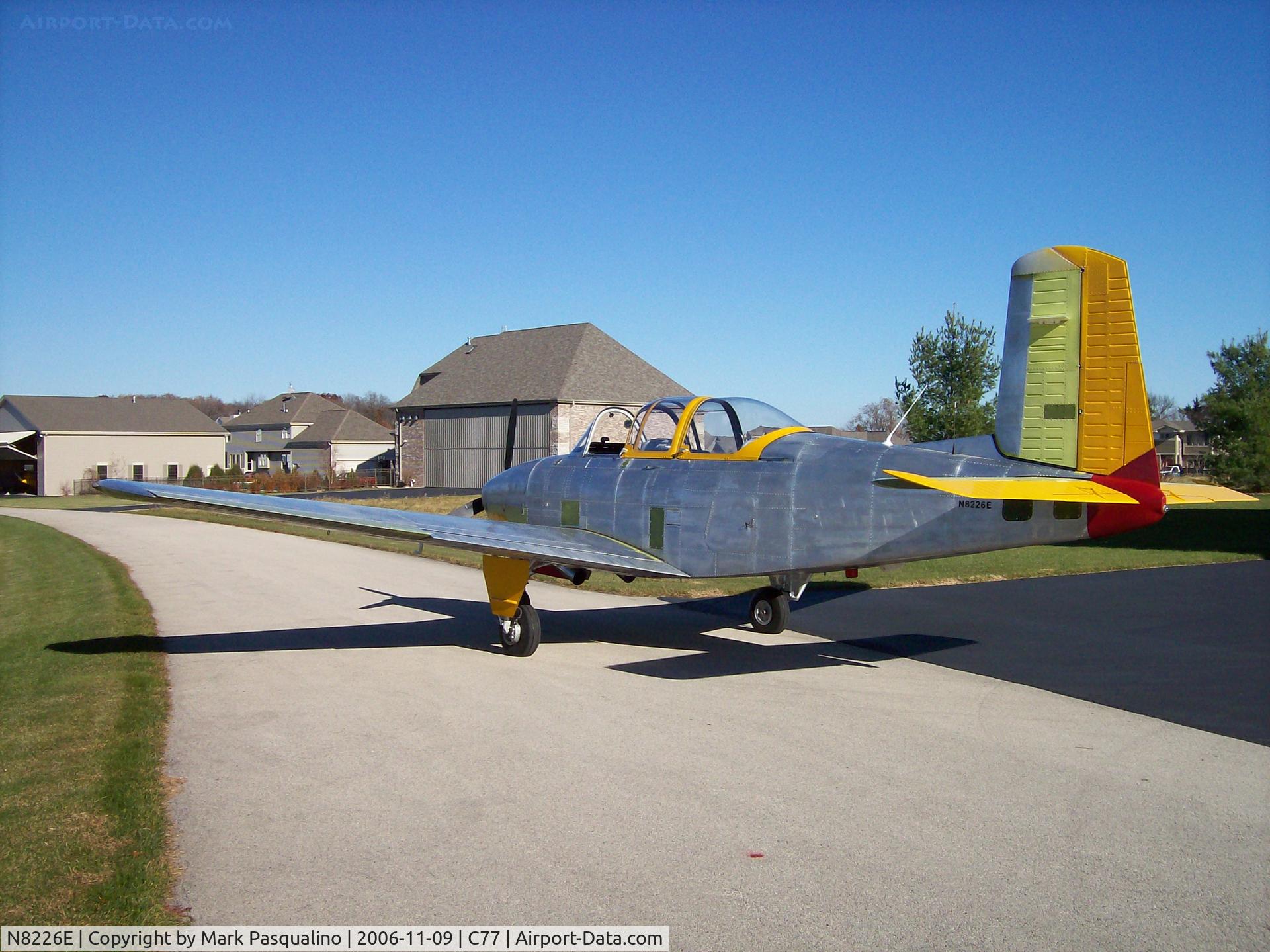 N8226E, 1957 Beech D-45 Mentor C/N BG-379, Beech T-34B