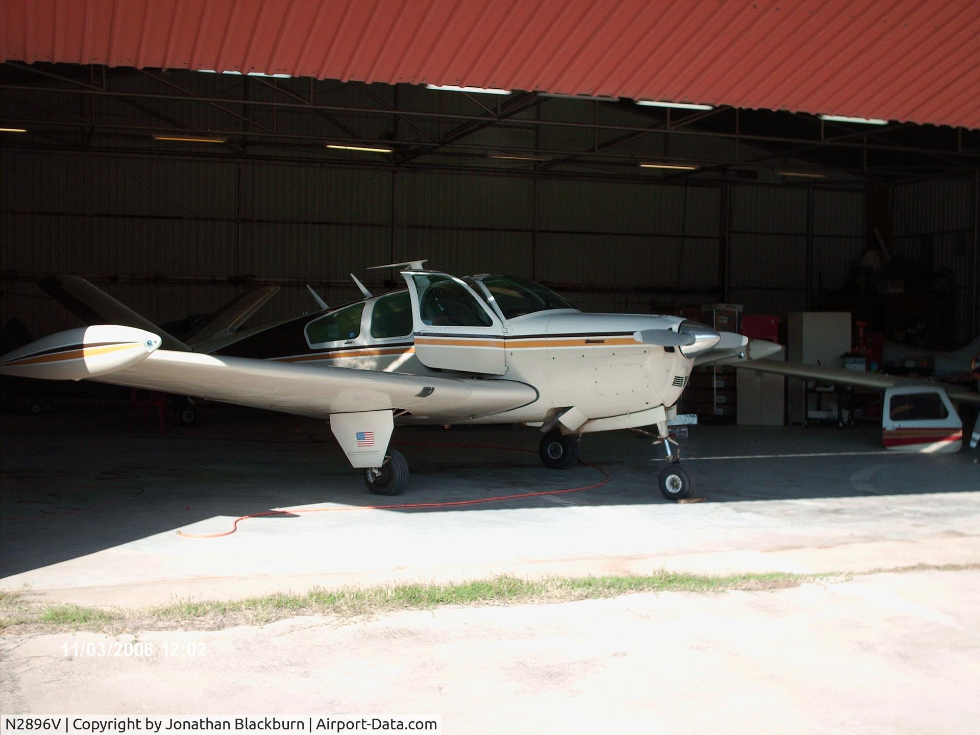 N2896V, 1947 Beech 35 Bonanza C/N D-304, Highly Modified Beech 35 in Hangar