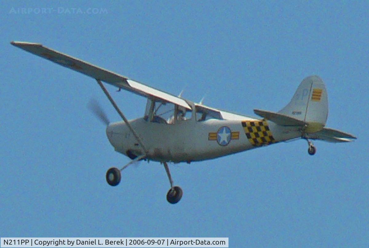 N211PP, 1951 Cessna 0-1A C/N 22956, This nice old 1951 Bird Dog now earns its keep towing banners.