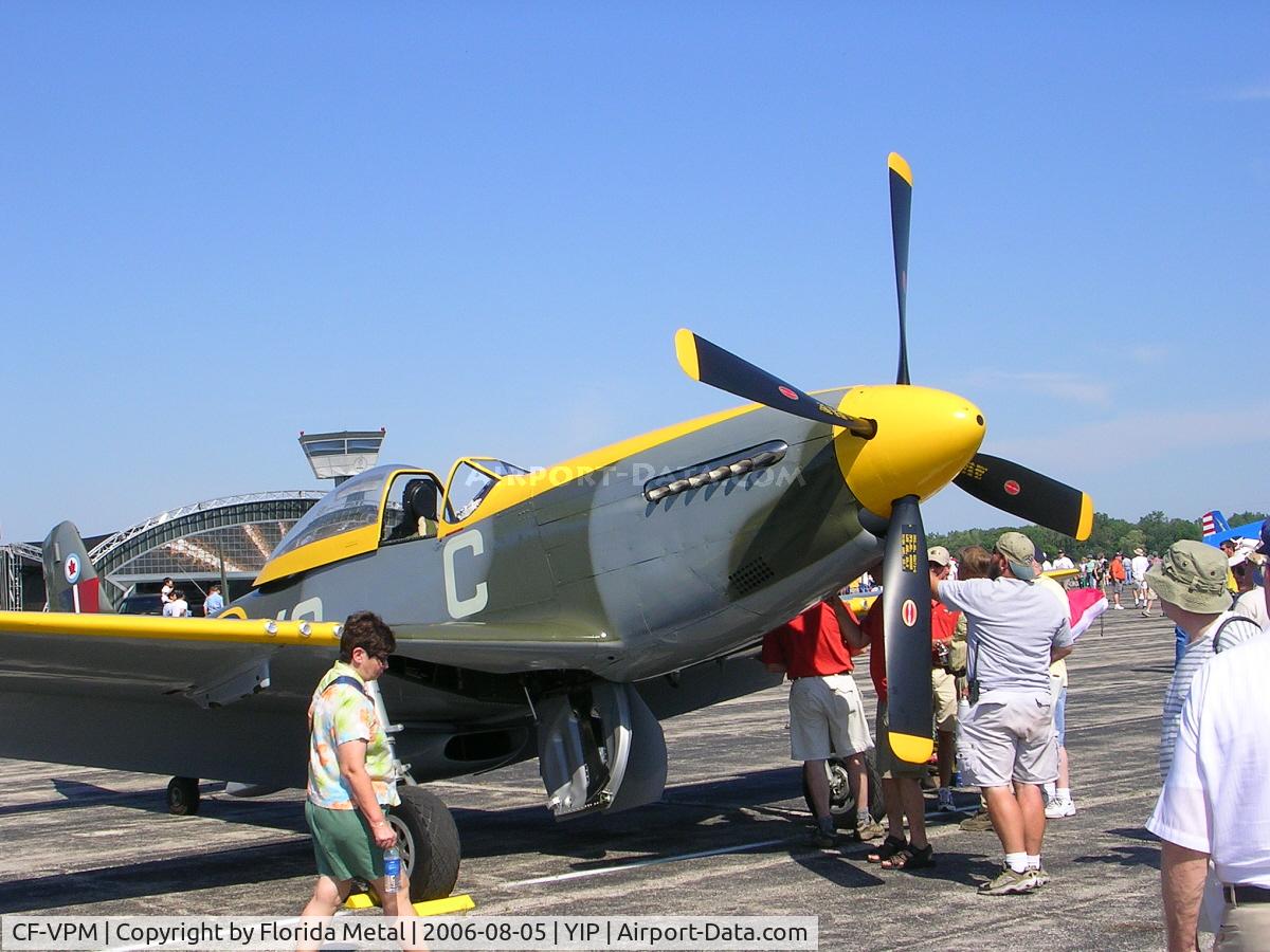 CF-VPM, 1944 North American P-51D Mustang C/N 122-39922, Warbird Airshow