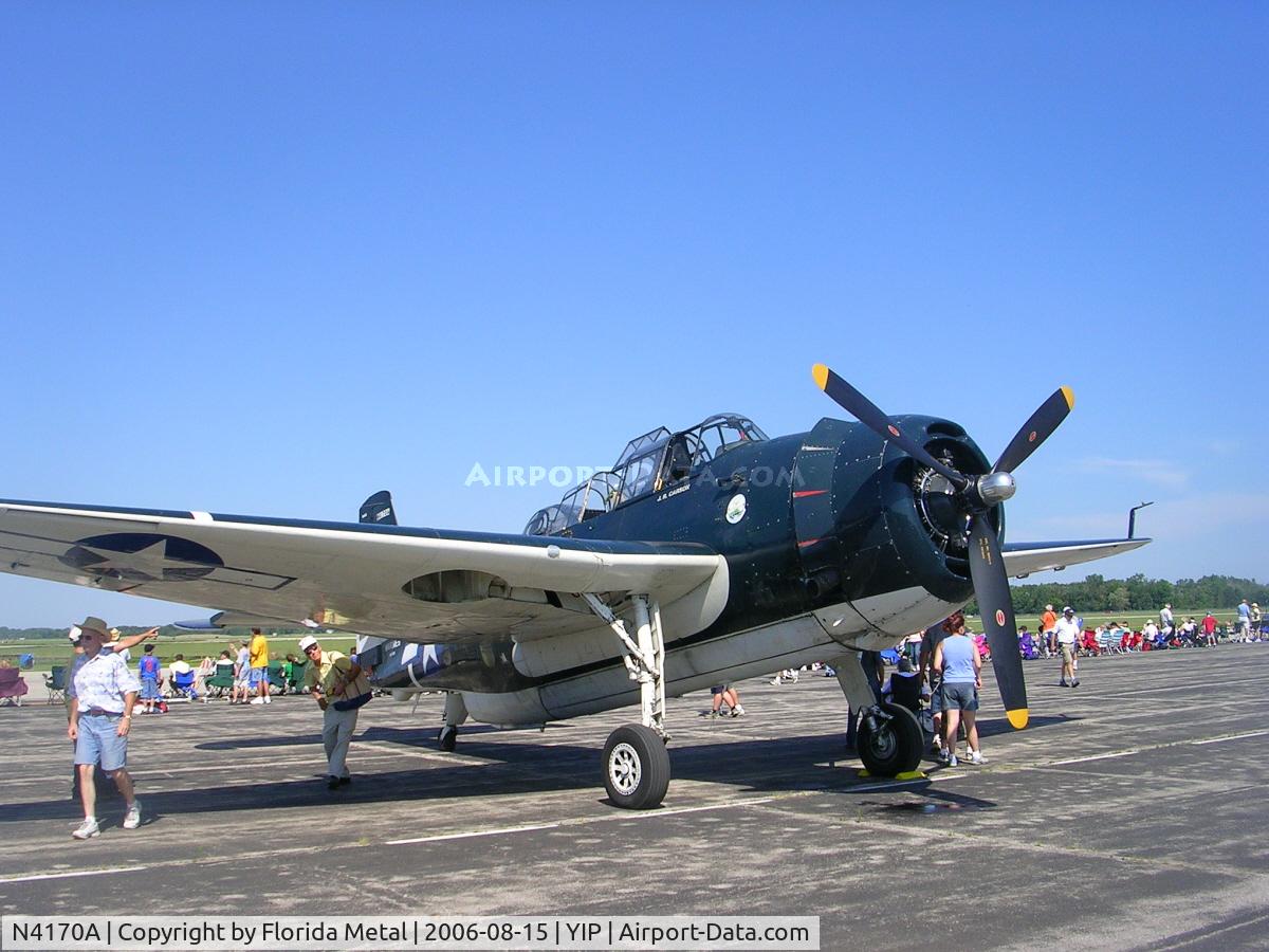N4170A, Grumman TBM-3E Avenger C/N 4358 (Bu91453), Avenger