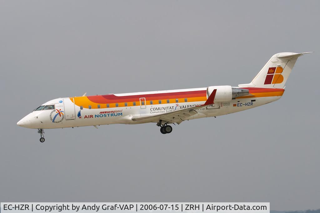 EC-HZR, Canadair CRJ-200ER (CL-600-2B19) C/N 7547, Air Nostrum CRJ