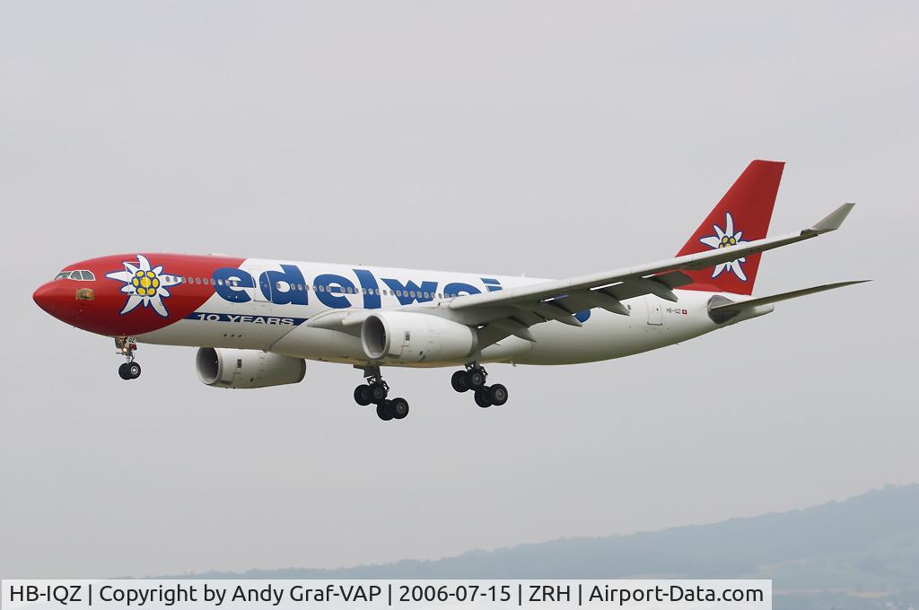 HB-IQZ, 2000 Airbus A330-243 C/N 369, Edelweiss A330-200
