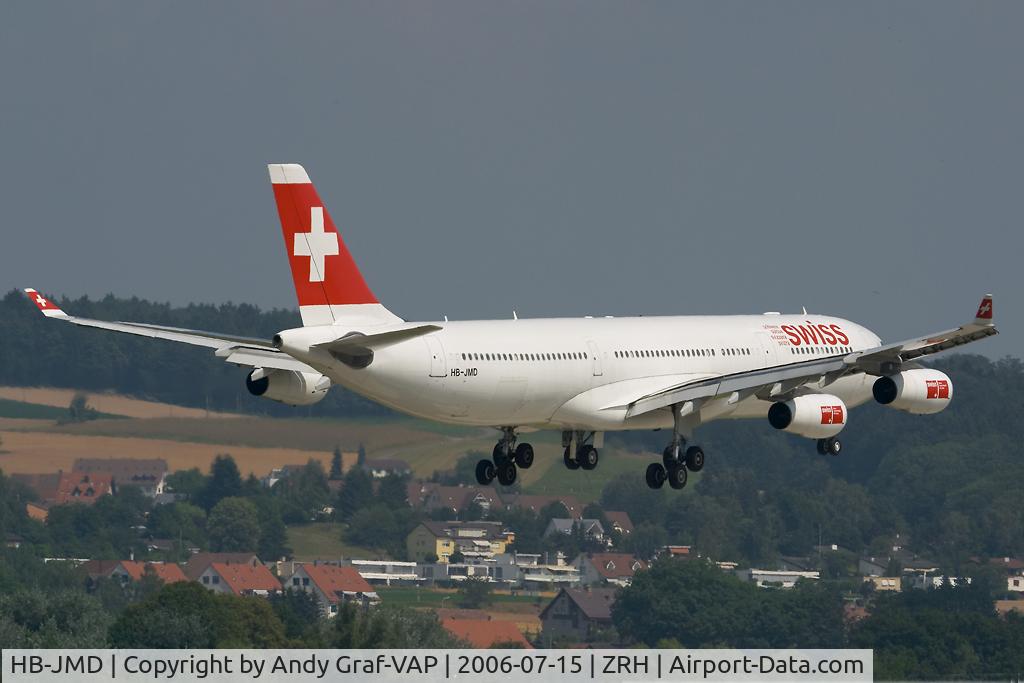 HB-JMD, 2003 Airbus A340-313 C/N 556, SWISS A340-300