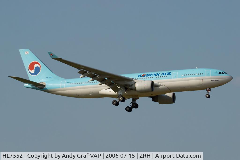 HL7552, 1999 Airbus A330-223 C/N 258, Korean Air A330-200