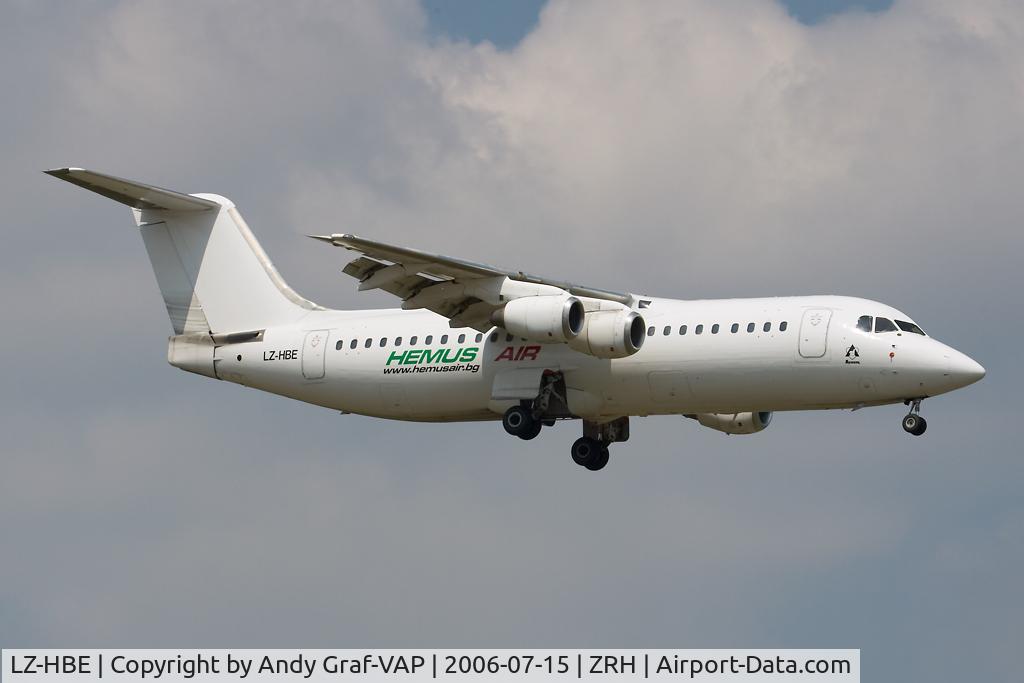 LZ-HBE, 1989 British Aerospace BAe.146-300 C/N E3131, Hemus Air Bae 146-300