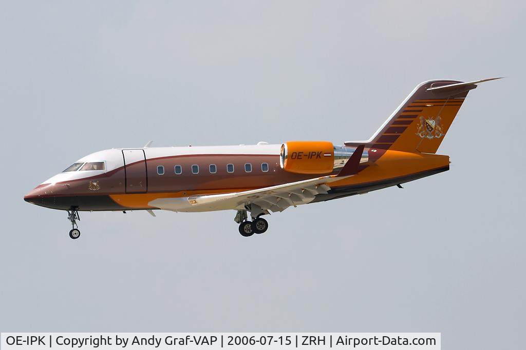 OE-IPK, 2005 Canadair Challenger 604 (CL-600-2B16) C/N 5612, Canadair CL-604