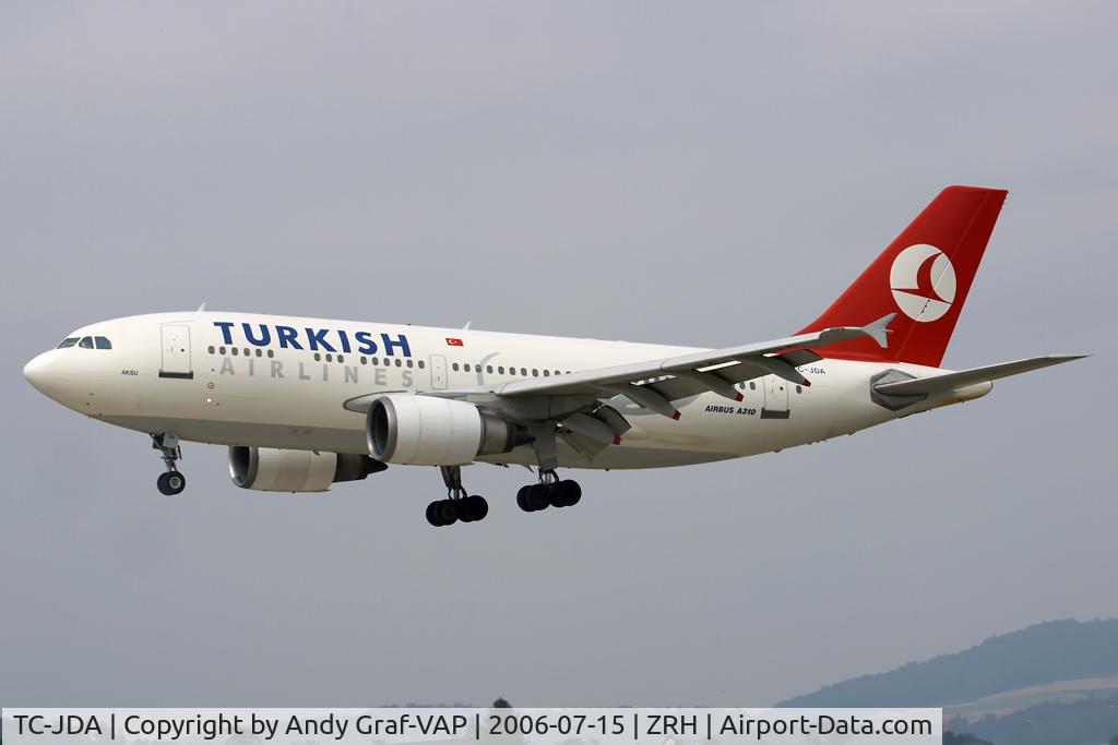 TC-JDA, 1989 Airbus A310-304 C/N 496, Turkish Airlines A310-300