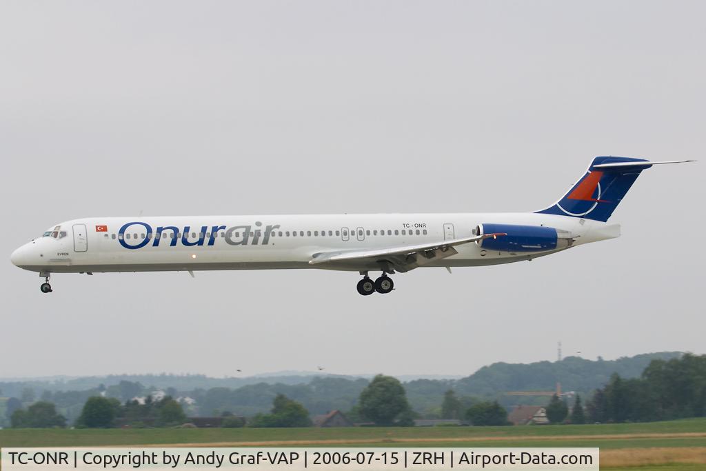 TC-ONR, 1997 McDonnell Douglas MD-88 C/N 53550, Onur Air MD88