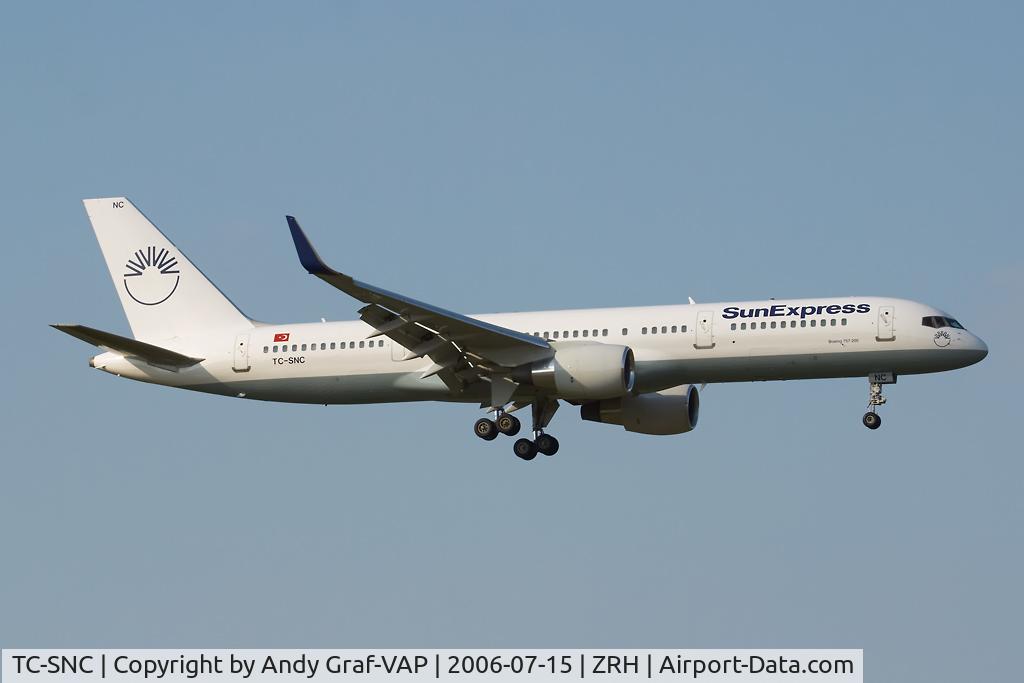 TC-SNC, 1994 Boeing 757-2Q8 C/N 26273, Sun Express 757-200