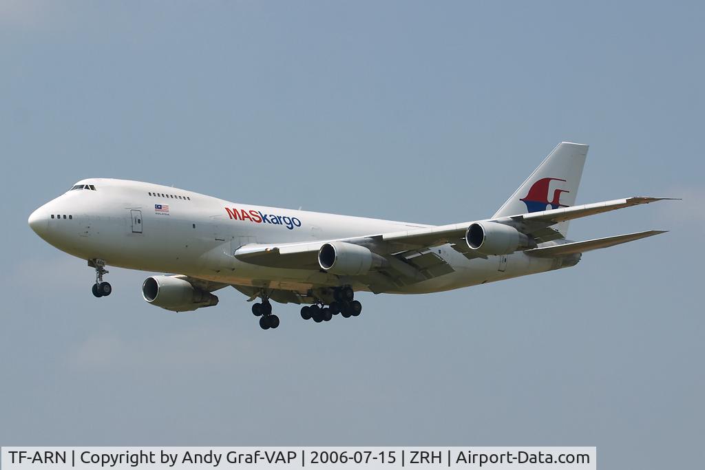 TF-ARN, 1980 Boeing 747-2F6B C/N 22382, MAS Kargo