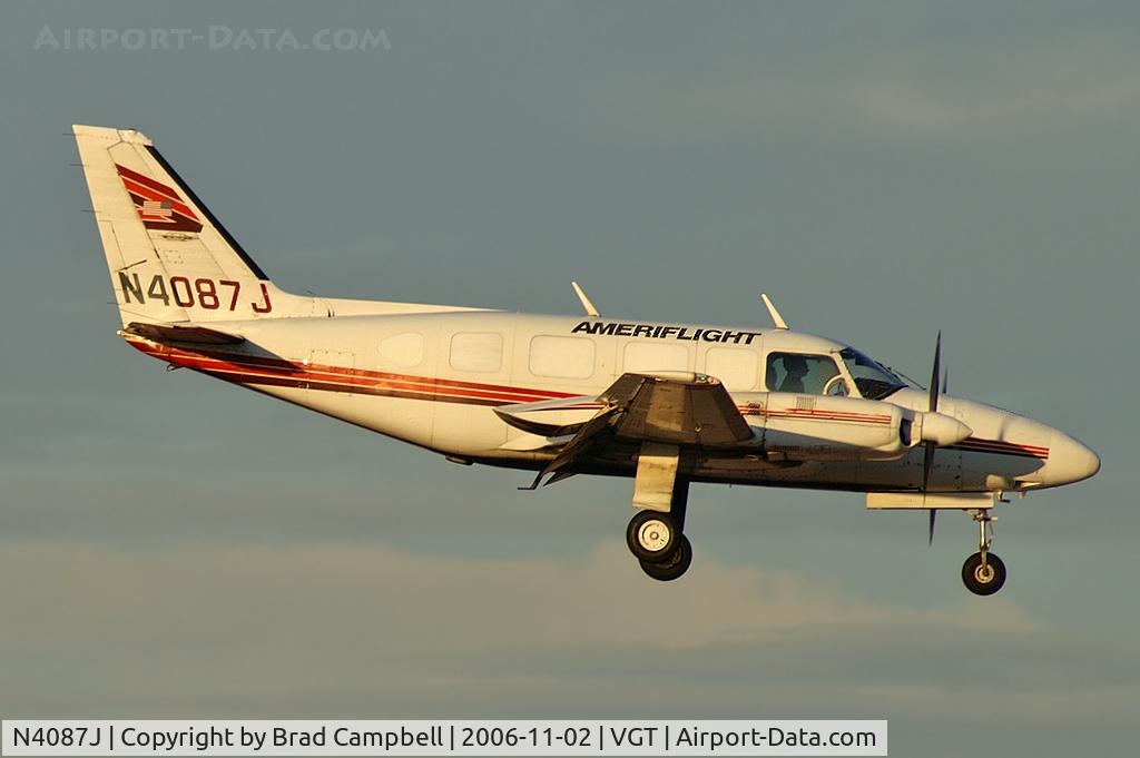 N4087J, 1981 Piper PA-31-350 Chieftain C/N 31-8152128, Ameriflight Inc. / 1981 Piper PA-31-350