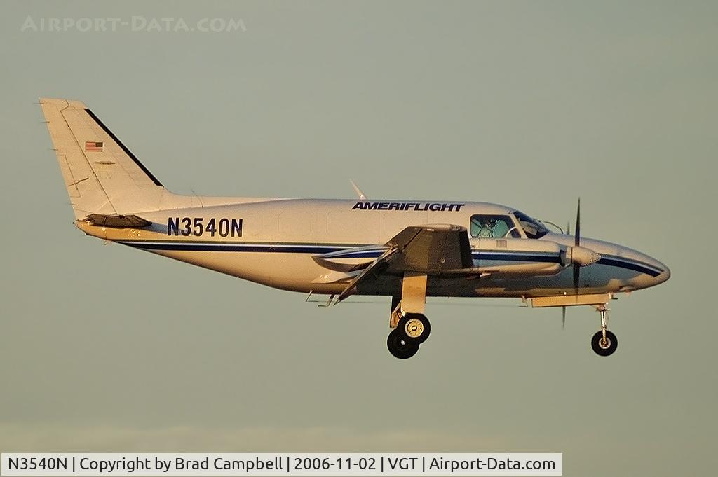 N3540N, Piper PA-31-350 Chieftain C/N 31-7952214, Ameriflight Inc / Piper PA-31-350