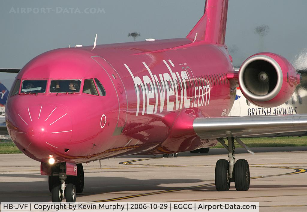 HB-JVF, 1993 Fokker 100 (F-28-0100) C/N 11466, Swiss Fokker