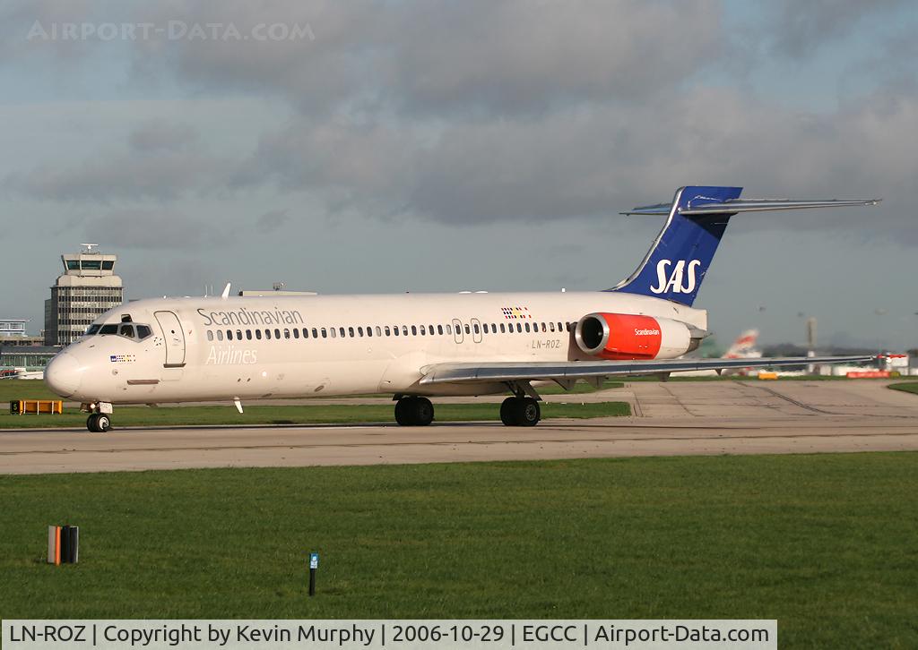 LN-ROZ, 1989 McDonnell Douglas MD-87 (DC-9-87) C/N 49608, SAS MD