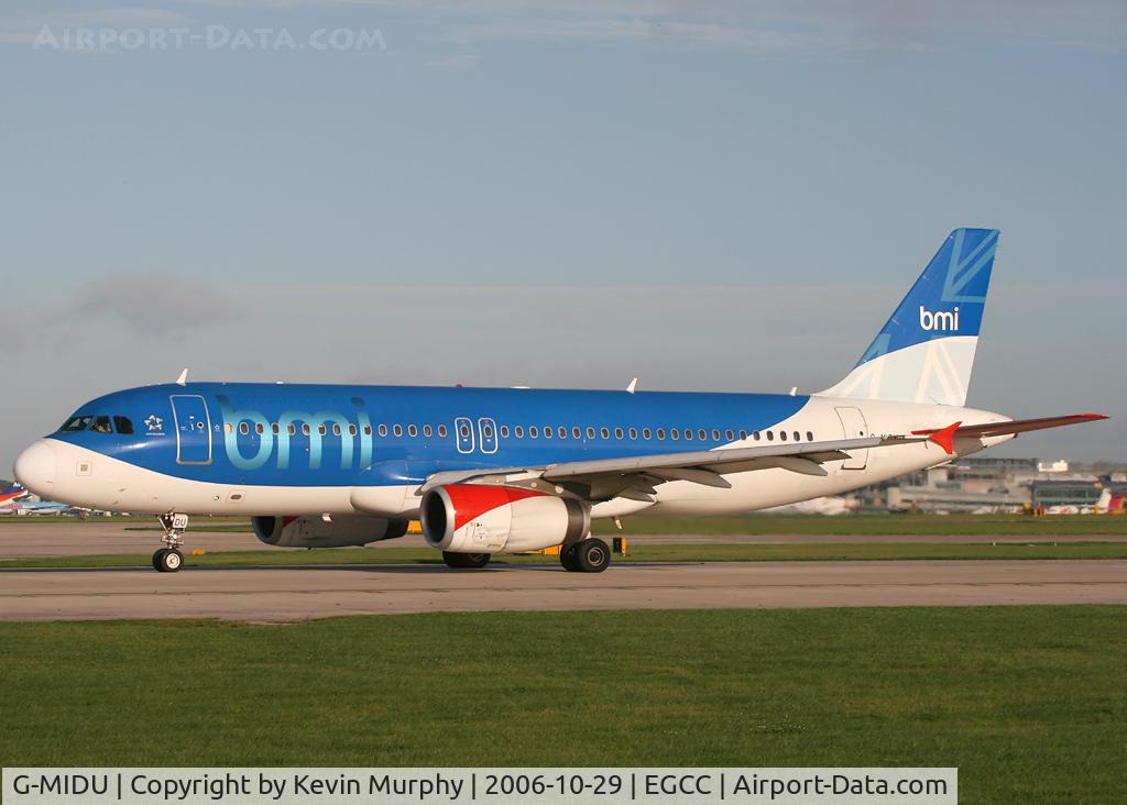 G-MIDU, 2001 Airbus A320-232 C/N 1407, BMI Bus