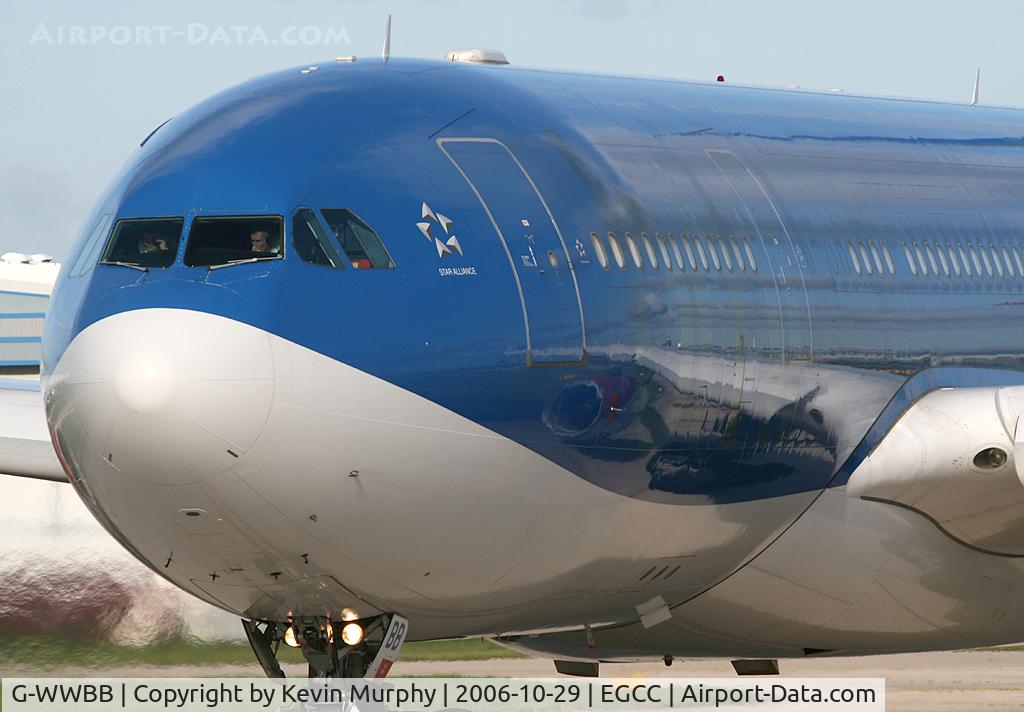 G-WWBB, 2001 Airbus A330-243 C/N 404, BMI 330 Close up.