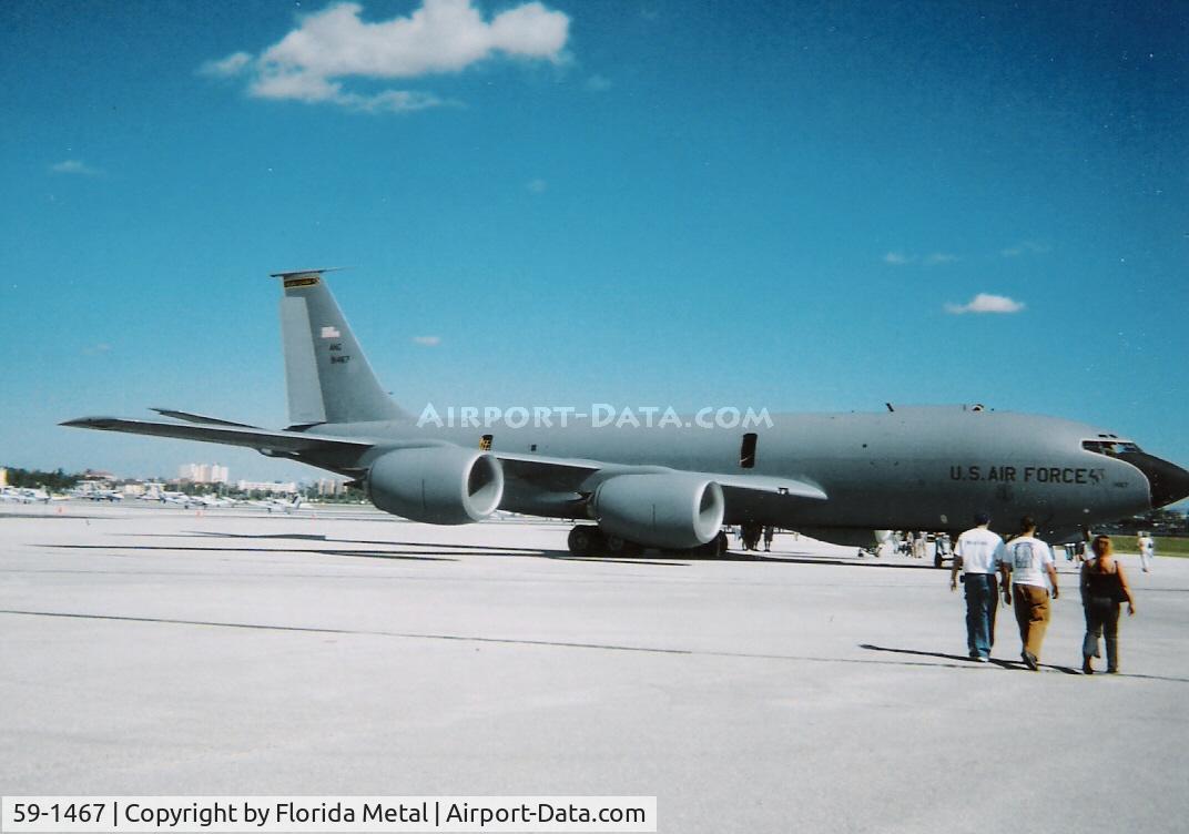 59-1467, 1958 Boeing KC-135T Stratotanker C/N 17955, KC-135 at Daytona