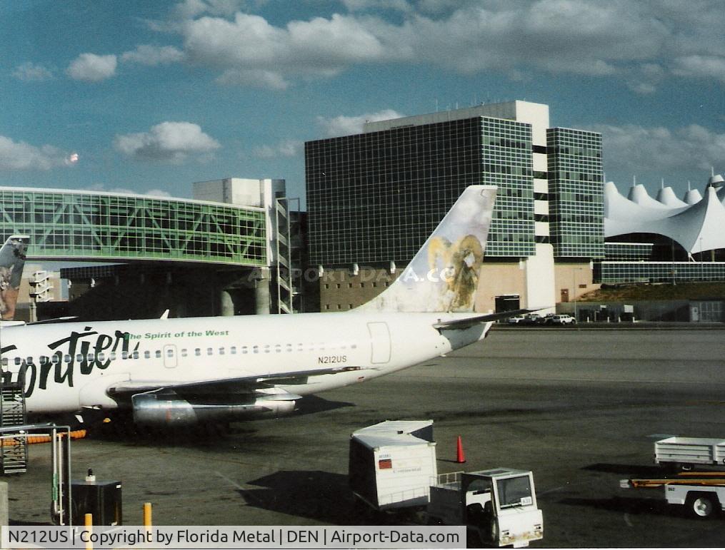 N212US, 1969 Boeing 737-201 C/N 20212, Frontier in 1996
