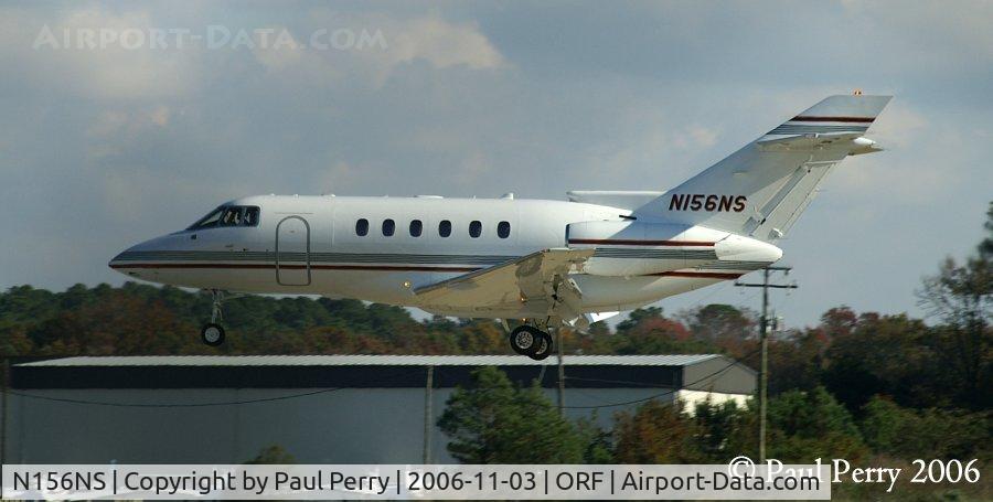 N156NS, 2004 Raytheon Hawker 800XP C/N 258668, Norfolk Southern Railway's corporate bird returning to the roost