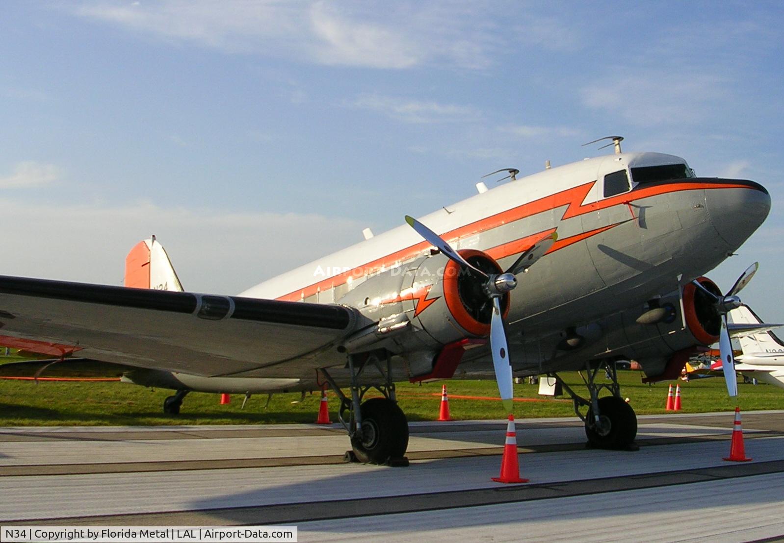 N34, 1945 Douglas R4D-7 C/N 33359, Sun N Fun 2005
