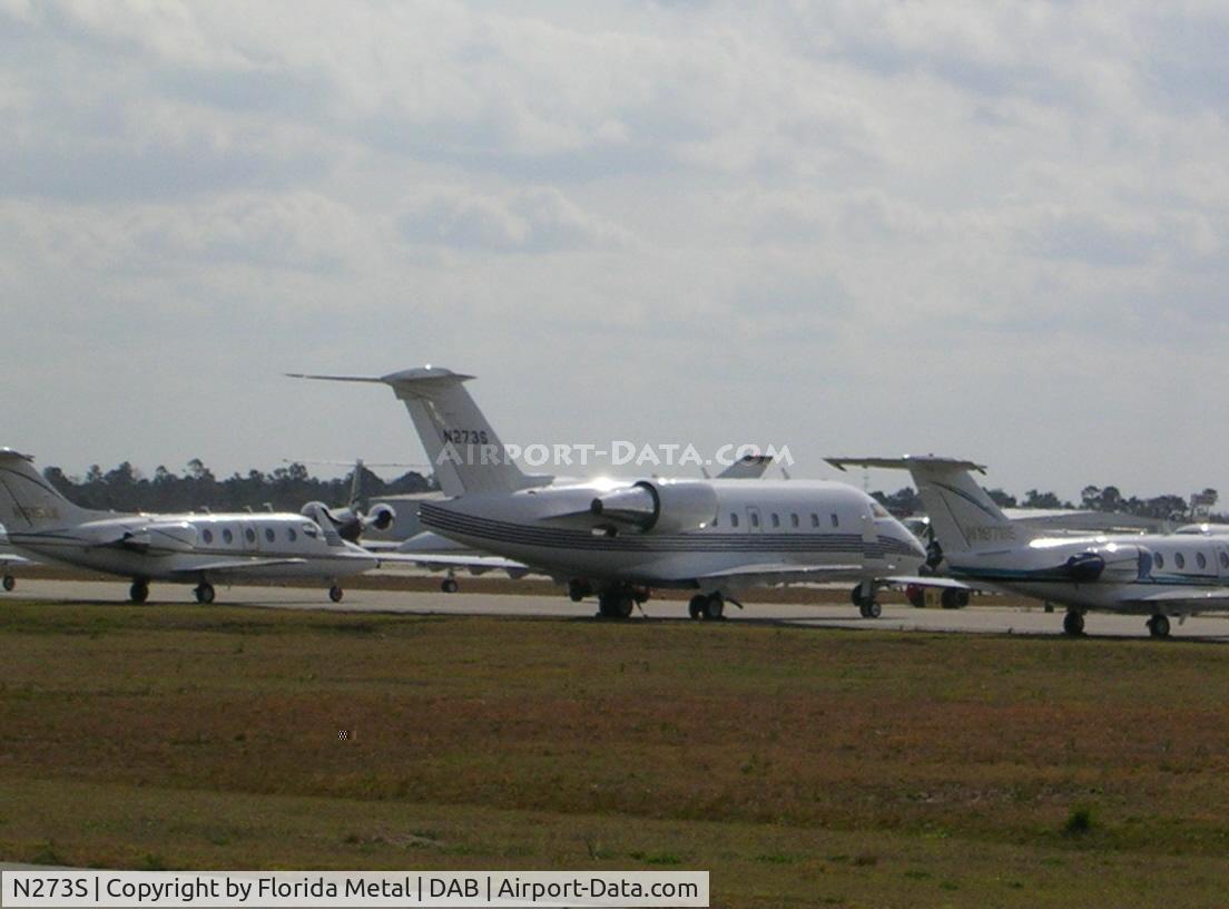 N273S, 1998 Bombardier Challenger 604 (CL-600-2B16) C/N 5396, here for Daytona 500