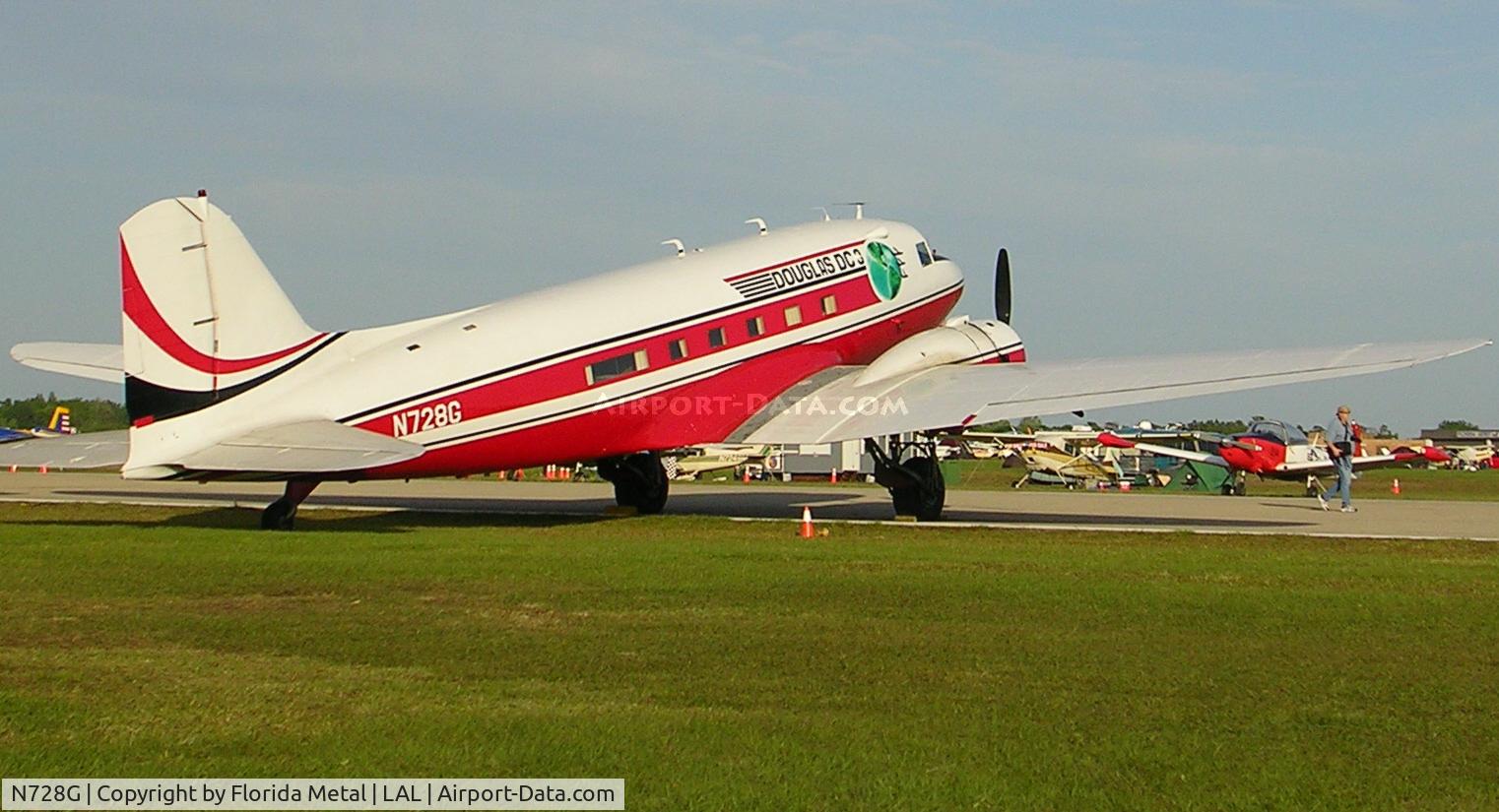 N728G, 1942 Douglas DC-3C (C-47-DL) C/N 4359, Sun N Fun
