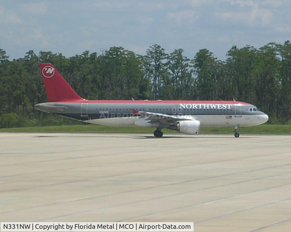 N331NW, 1992 Airbus A320-211 C/N 318, Northwest A320