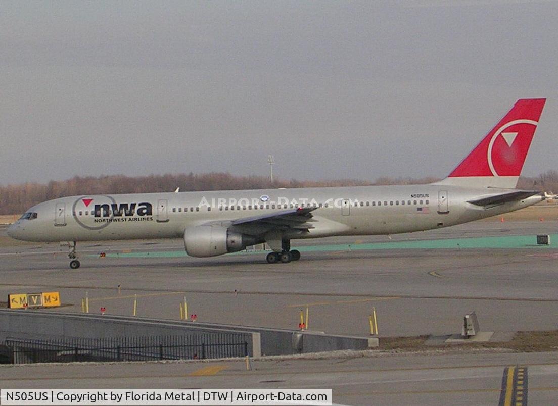 N505US, 1985 Boeing 757-251 C/N 23194, NW new colors