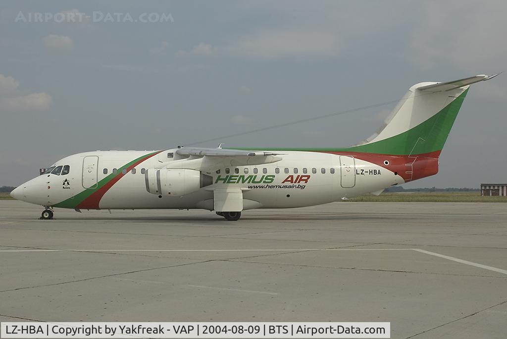 LZ-HBA, 1987 British Aerospace BAe.146-200A C/N E2072, Hemus Air Bae 146