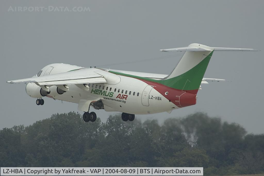 LZ-HBA, 1987 British Aerospace BAe.146-200A C/N E2072, Hemus Air Bae 146
