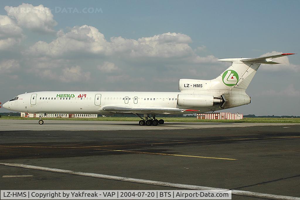 LZ-HMS, 1987 Tupolev Tu-154M C/N 87A751, Hemus Air Tupolev 154