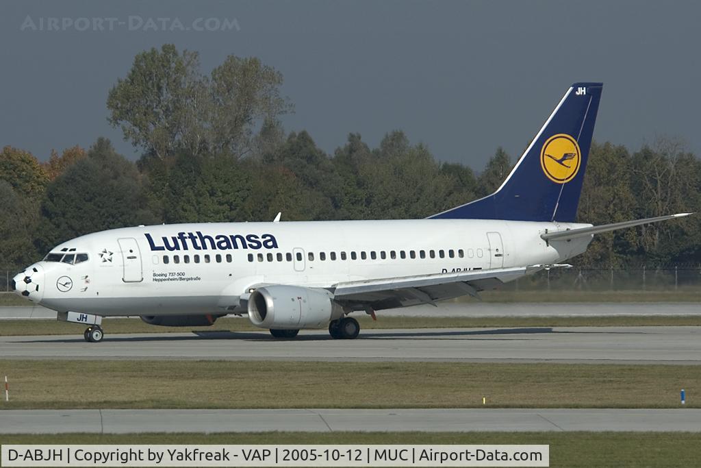 D-ABJH, 1991 Boeing 737-530 C/N 25357, Lufthansa Boeing 737-500