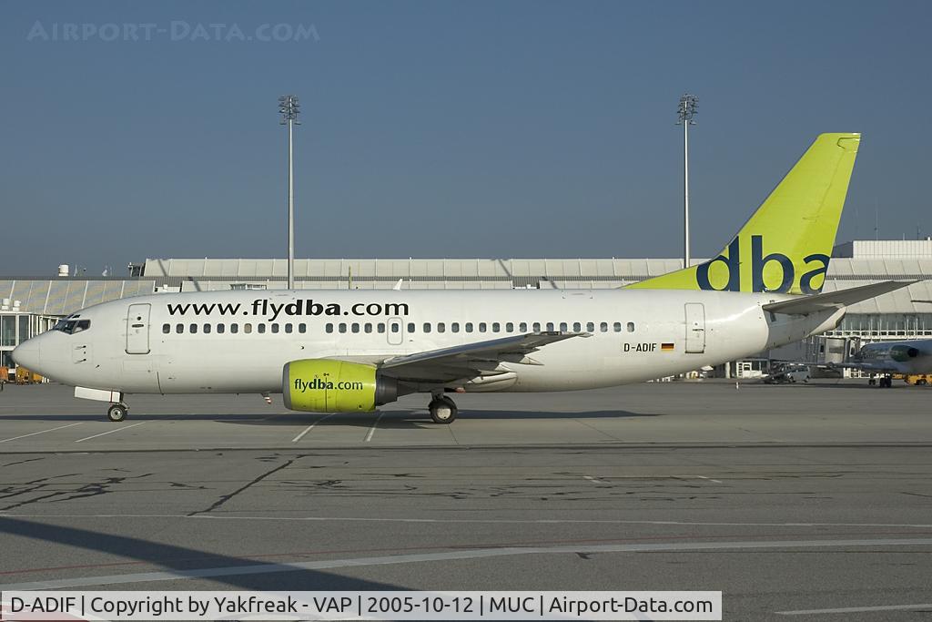 D-ADIF, 1991 Boeing 737-3L9 C/N 25125, DBA Boeing 737-300