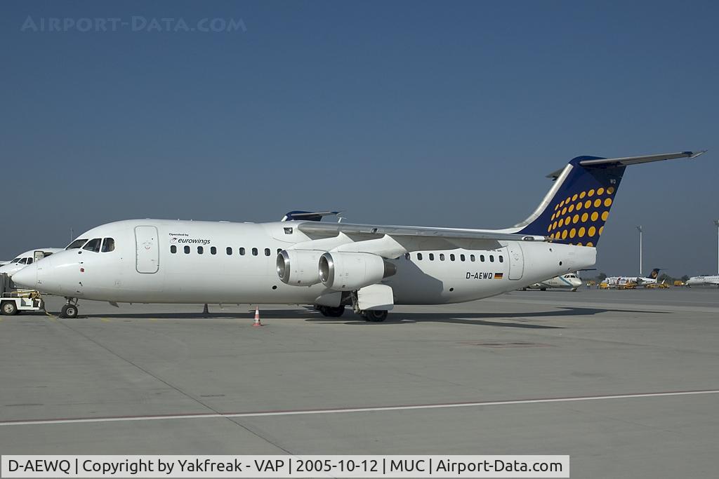 D-AEWQ, 1991 British Aerospace BAe.146-300 C/N E3203, Eurowings Bae 146 in Lufthansa regional colors