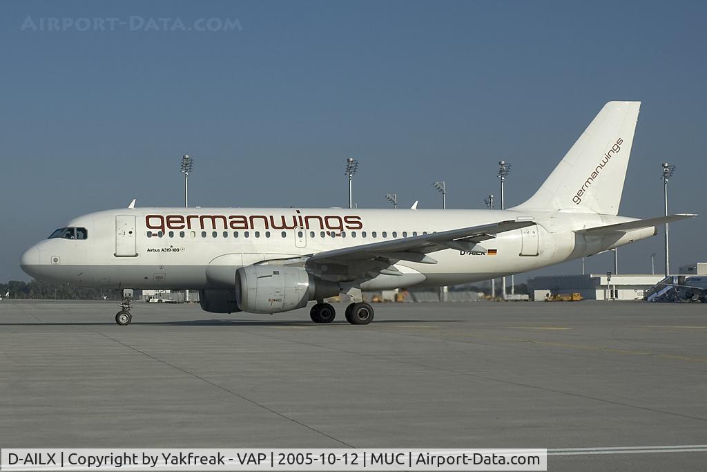 D-AILX, 1998 Airbus A319-114 C/N 860, Germanwings Airbus 319