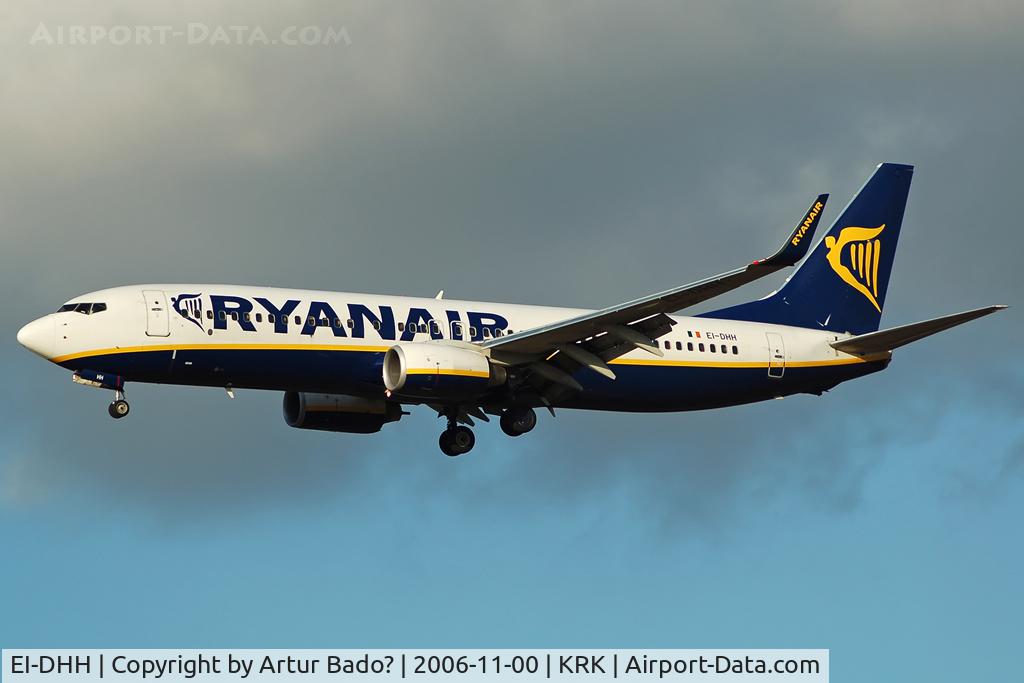EI-DHH, 2005 Boeing 737-8AS C/N 33817, Ryanair