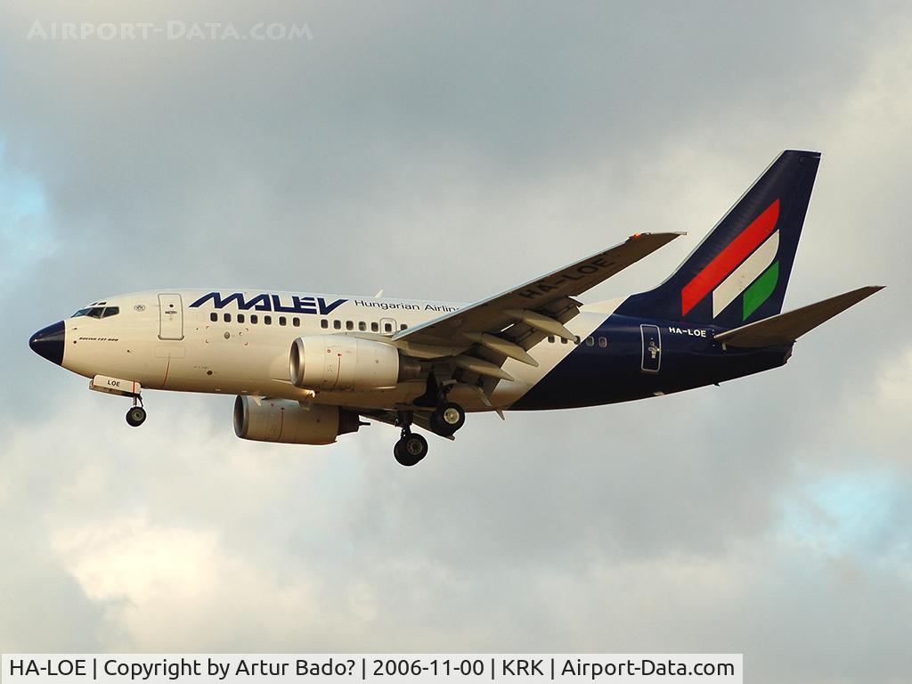 HA-LOE, 2003 Boeing 737-6Q8 C/N 28260, Malev