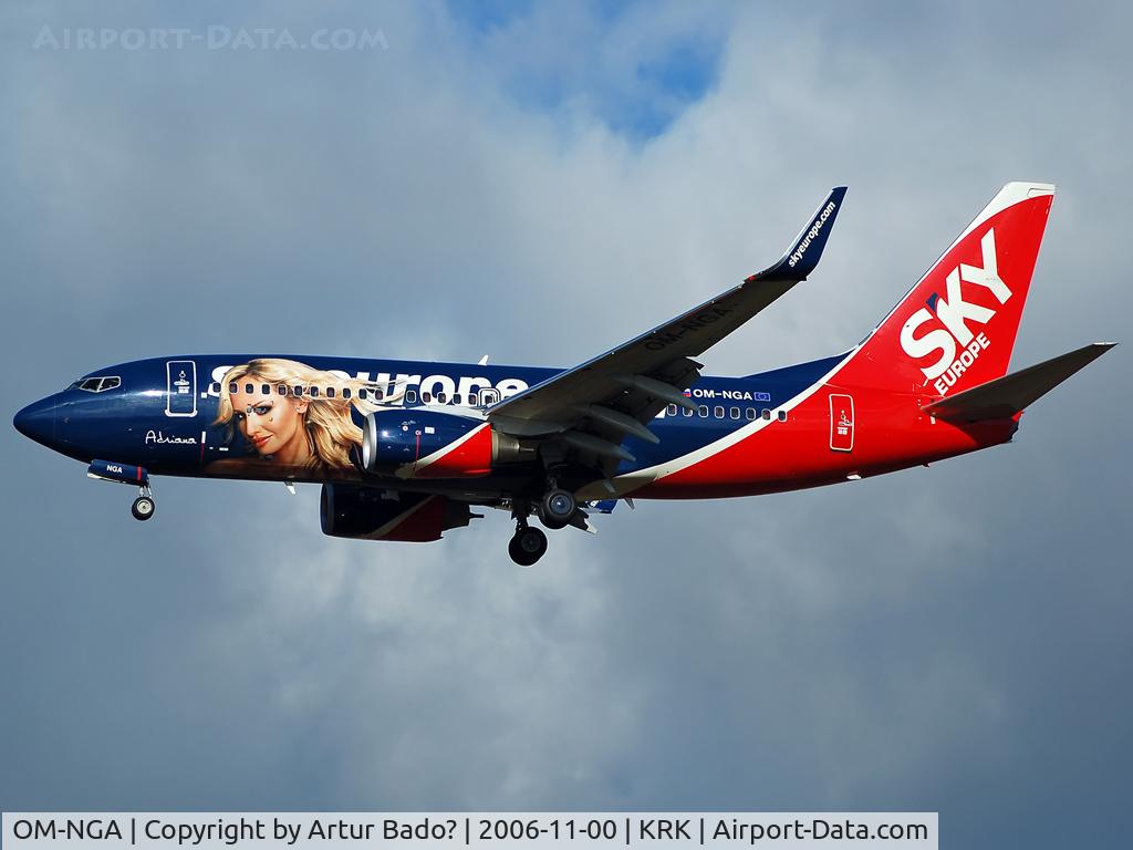 OM-NGA, 2006 Boeing 737-76N C/N 32684, SkyEurope