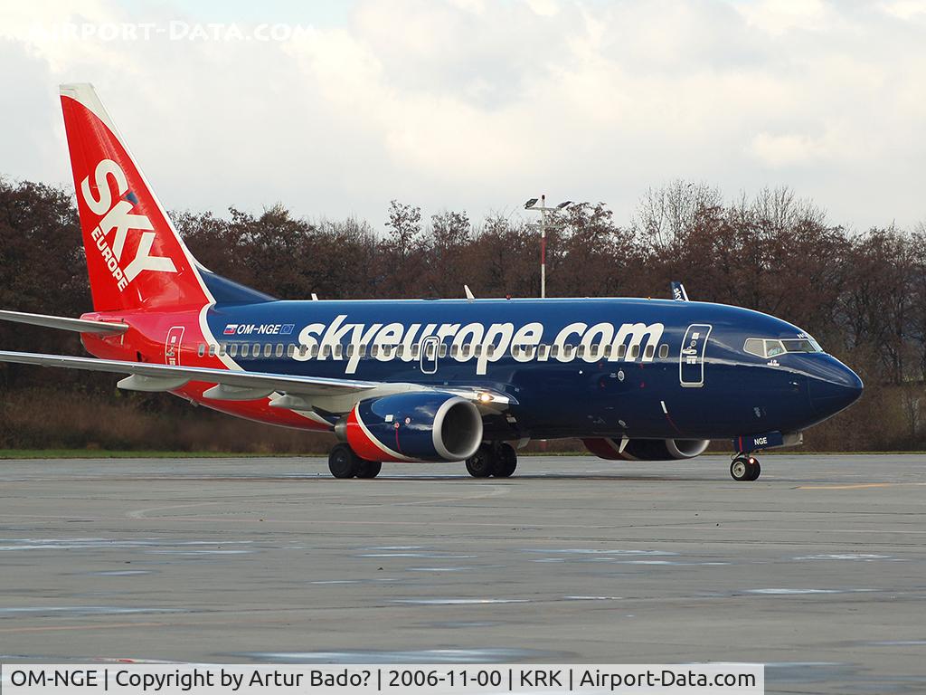 OM-NGE, 2006 Boeing 737-76N C/N 32676, SkyEurope