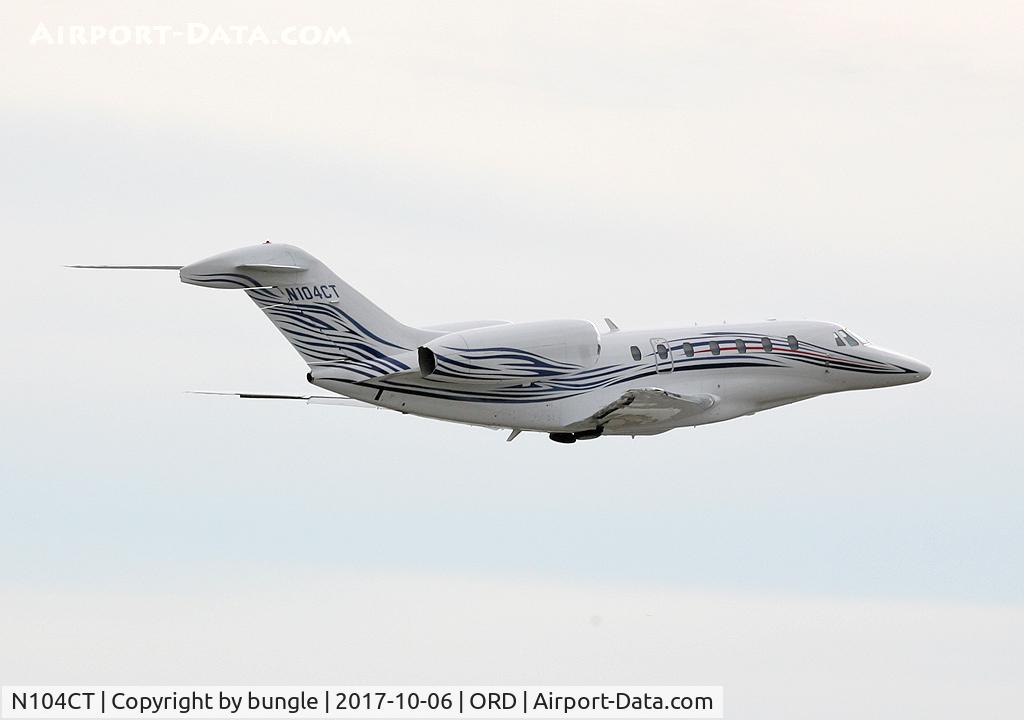 N104CT, 2007 Cessna 750 Citation X Citation X C/N 750-0275, Departing shot