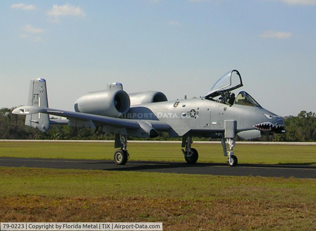79-0223, 1979 Fairchild Republic A-10A Thunderbolt II C/N A10-0487, A-10 at TIX
