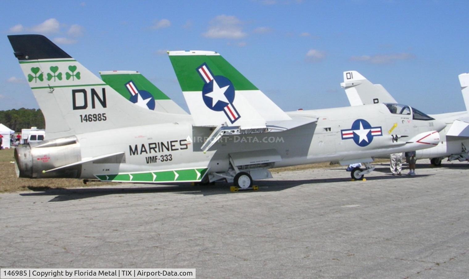 146985, Vought F-8K Crusader C/N 726, F-8 at TIX