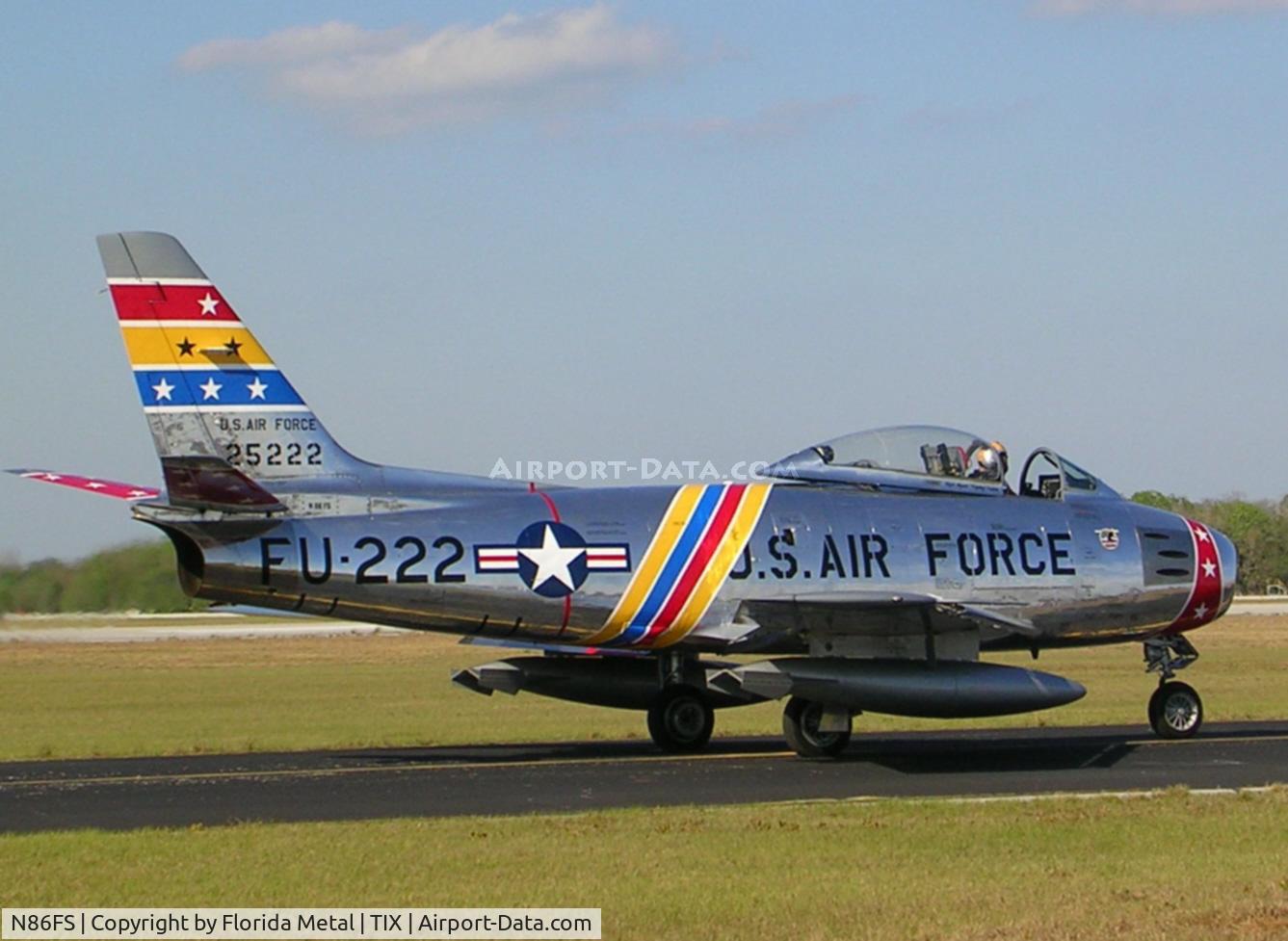 N86FS, 1954 Canadair F-86 MK.5 Sabre C/N 1157, F-86